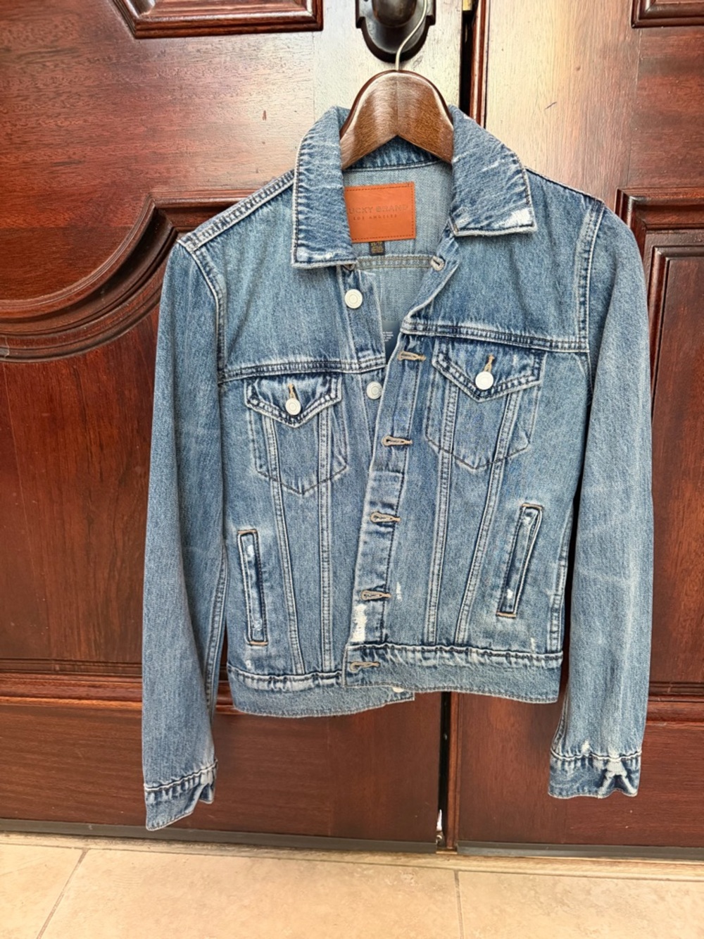 Lucky Brand Light Blue Denim Jacket with Tag